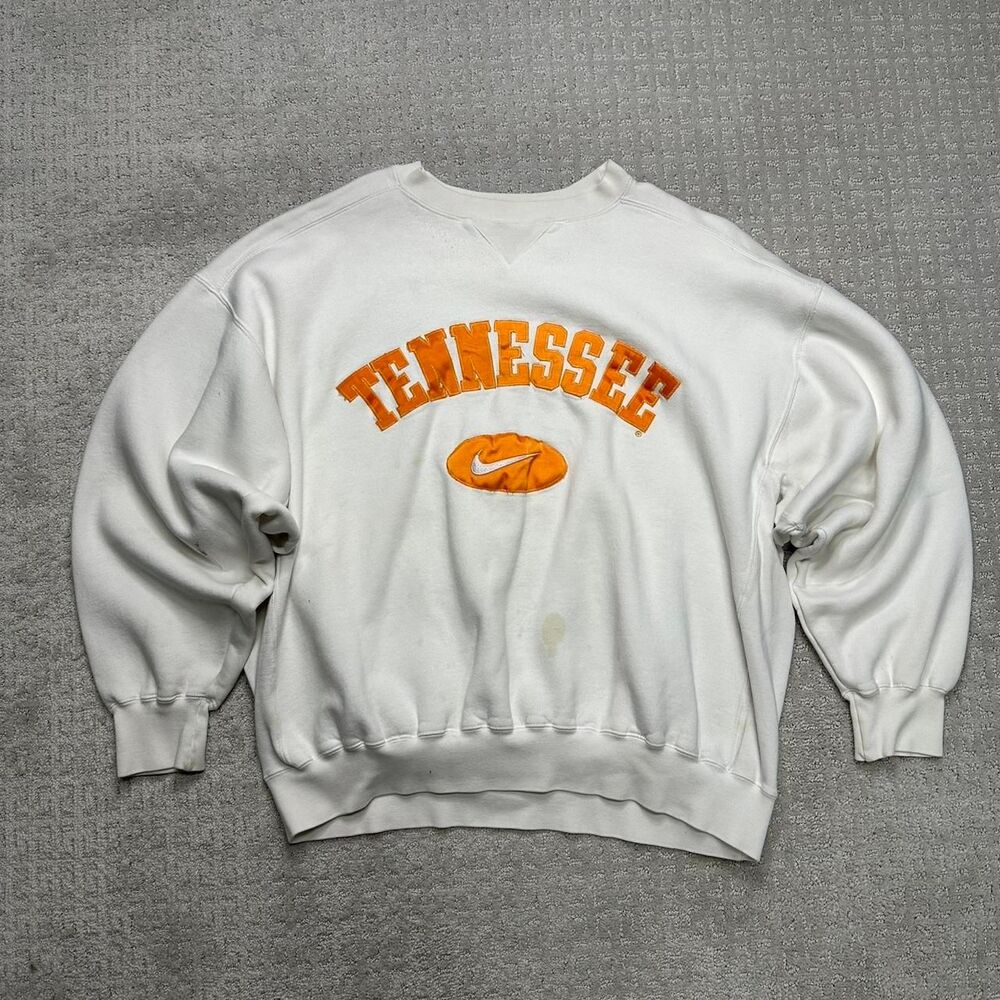 90s Nike Tennessee Men's White Sweatshirt
